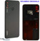 originale Scocca Copribatteria Copri Batteria Vetro Posteriore Huawei P20 Lite Nero Black Back Cover con Adesivo Tasto Sensore Impronte Vetro Fotocamera