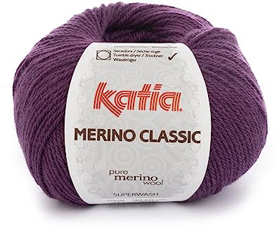 Katia Merino Classic - Farbe: Morado (28) - 100 g/ca. 240 m Wolle