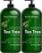 New York Biology Tea Tree Shampoo and Conditioner Set – Deep Cleanser – Relief for Dandruff and Dry Itchy Scalp – Therapeutic Grade - Helps Promote Hair Growth – 500 ml