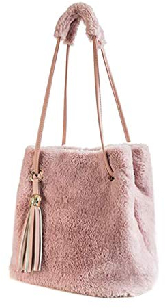 VALICLUD Flauschige Umhängetasche Für Damen Kreative Single-shoulder Bag Aus Plüsch Modische Aufbewahrungstasche Für Alltag Strand Party Reisen Geschenkidee Für Frauen
