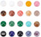 SUPERFINDINGS 40pcs 10mm Cabochon en Pierre Naturelle 20 Style Demi-Dôme Rond Pierre Précieuse Cabochon Flatback Pierre de Quartz sans Trou pour Collier Fabrication de Bijoux