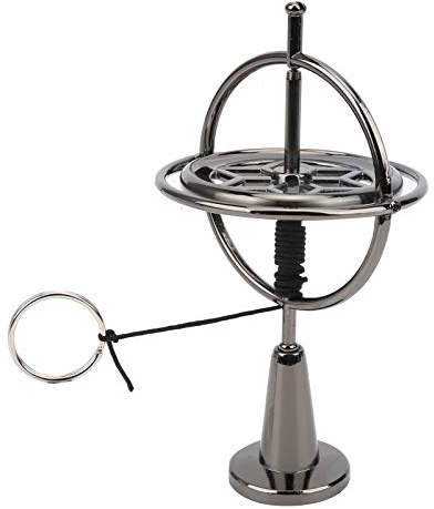RiToEasysports Gyroskop Finger, Gyroskop Stressabbau Anti-Schwerkraft Spinner Balance Metall Bildungsgeschenk und Training für Kinder Kinderspielzeug Freizeitaktivitäten Für Kinder Im Freien