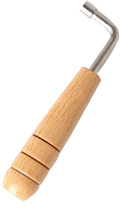 Langlebiger Lyre Harp Stimmschlüssel Multifunktions Lyre Harfe Stimmhammer L-Form Vierkantschlüssel Tuner Schraubenschlüssel Reparaturinstrument Nützlich und praktisch