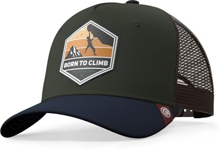 The Indian Face Unisex Born to Climb Baseball Kappe, Vert, One Size