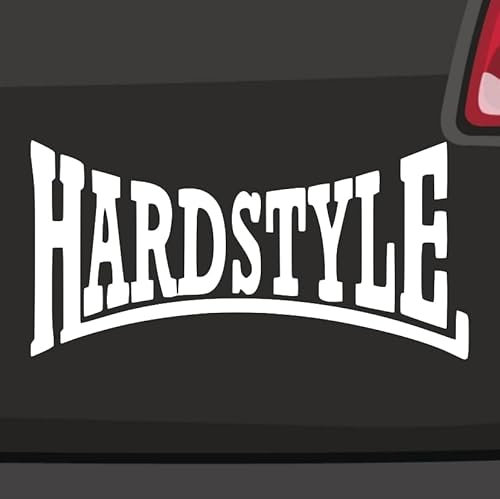 Hardstyle Aufkleber -6 Größen- Musik Fun Party DJ Festival Techno Sticker Bass