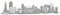 Skyline4u JENA Skyline Aufkleber Sticker Autoaufkleber City Gedruckt - 80x20cm grau