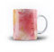 iCaseDesigner Personalised Agate Watercolour Marble Name with Heart 11oz Ceramic Mug - 12. Dusty Pink Vertical Name
