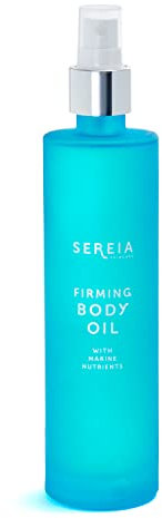 Sereia Skincare Firming Body Oil with 200ml Grape Oil, Jojoba Oil, and Seaweed Extract - Nourish and Hydrate for a Healthy Glow