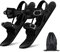 Mini Ski Skates für Schnee, Kurze Mini Skating Ski Shoes Free Size Short Snowskates Snowblades Skates Skates Tragbare Schlittschuhe für Schnee