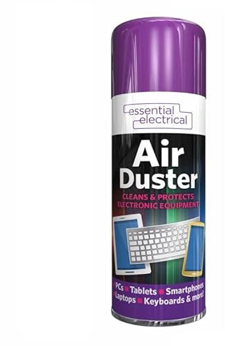 400ml Air Duster Can Multi Purpose Spray Can Cleaner for Electronics Equipment with Extendable Straw for Difficult to Reach Areas