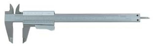 1PEZZO CALIBRO CINQUANTESIMALE MONOBLOCCO CURSORE BLOCCAGGIO AUTOMATICO - lettura utile mm.150, dimensioni mm.230x75x7h.