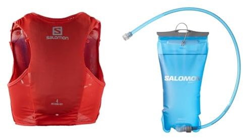 Salomon ADV Hydra Vest 4 Unisex Hydrationsweste Trail running Wandern MTB & Soft Reservoir 1.5l Unisex Hydrationszubehör, Camelback