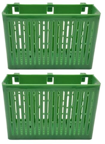 Hanging Aquarium Plant Holders Plant Pot with 2 Large Aquarium Planter Cups Fish Tank Aquatic Plant Hanging Plant Pot Aquarium Shelf
