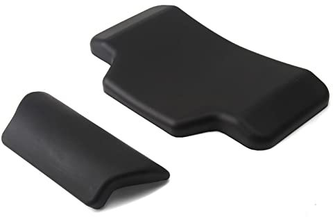 Keenso Top Case de Moto, Fixation Rétractable et Mécanisme d'attache de sécurité pour Moto, Coussin de Dossier Universel en Polyuréthane avec Auto-adhésif (régulier)