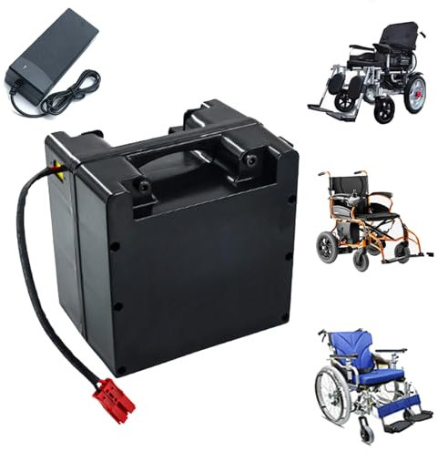 HJGHY Batterie au Lithium pour Fauteuil Roulant électrique 24 V 20 Ah 25 Ah 30 Ah 35 Ah 40 Ah Batterie Rechargeable au Lithium Pliable 24 V,24v,20Ah