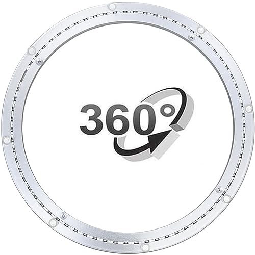 Schwerlast-Drehteller, Kugellager, 400 kg Tragkraft, Aluminiumlegierung, 44 cm, runde Esstisch-Drehteller-Kugellager