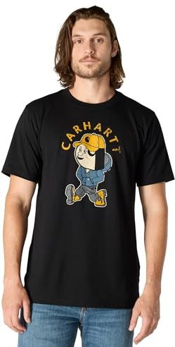 Carhartt Herren-T-Shirt, lockere Passform, leicht, kurzärmelig, Active Jac Graphic