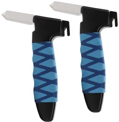 Qivine 2Pcs Car Door Handle for Elderly, Multifunction Car Door Assist Handle, Non-Slip Grip, Car Door Latch Bar for Seniors Handicapped Pregnant Women Children