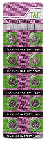 CVZJ 10PCS Alkaline Battery AG9 1.55V Button Coin Cell Watch Batteries LR936 394 SR936SW 194 V394 For Control Remote