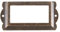Lbvzxkad Porte d'etiquettes de cartes pour fichier de tiroir de bureau 85 x 42 mm 4 Pcs Bronze