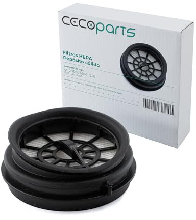 CECOPARTS Filtro per aspirapolvere scopa senza filo di Cecotec Conga Rockstar 1500 Ray Pure. Filtro ad alta efficienza per aspirapolvere scopa