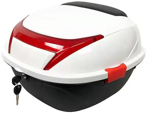 MXQCLSA Bauletto Posteriore Moto, per Piaggio Beverly S 300 und 400 Modell 2021 Impermeabile Scatola di Coda Moto Caschi Moto per Stoccaggio Caschi con Serratura di Sicurezza,A