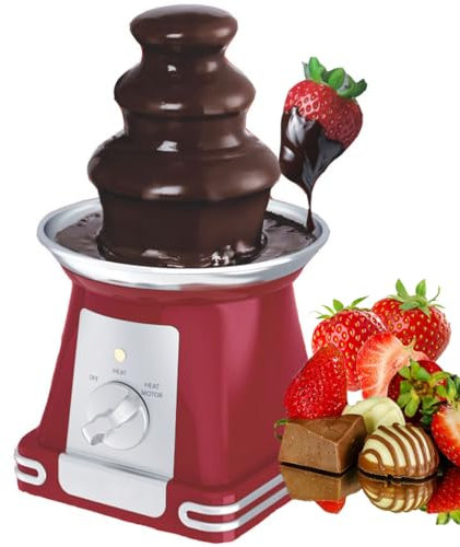 Chocolate Fountain Machine - 3-Tier Electric Melting Tower with Adjustable Temperature Settings, Detachable 65W Fondue Fountain for Weddings and Events