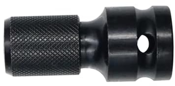 1/2 Zoll Vierkant auf 1/4 Zoll Sechskant Schnellwechseladapter Bithalter für Ratschen, Schraubenschlüssel, elektrische Bohrmaschine, Werkzeugaufsatz