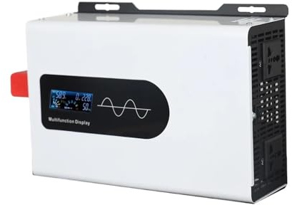 Convertisseur Onduleur Solaire Hybride 5000 W 12 V 24 V 48 V 60 V CC vers 220 V CA Chargeur 5 KW Onde Sinusoïdale, Chargeur Portable 12 V 220 V Onduleur(12V,240V(50HZ),Europe)