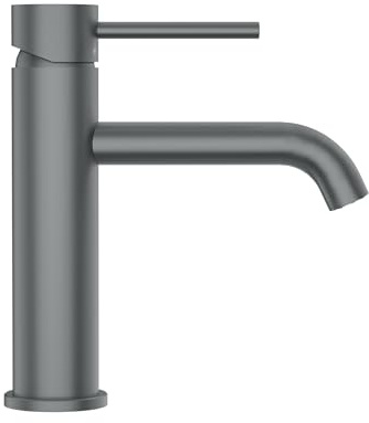Balneo CASCADE Waschtischarmatur, Edelstahl AISI 304, Einhebelmischer | Edelstahl AISI 304, 35-mm-Keramikkartusche, Durchfluss 8–9 l/min, Aufsatzmontage, Anschlussschläuche inkl., 5 J. Garantie