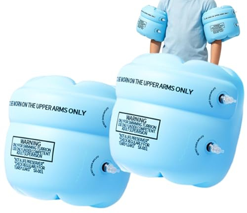 Armpuffar för Barn | 1 par säkerhetsuppblåsbara armflytare för barn och vuxna - Armringar För Poolbad Och Simning - För Sommarlov Och Semester Fester Födelsedagar Helgdagar