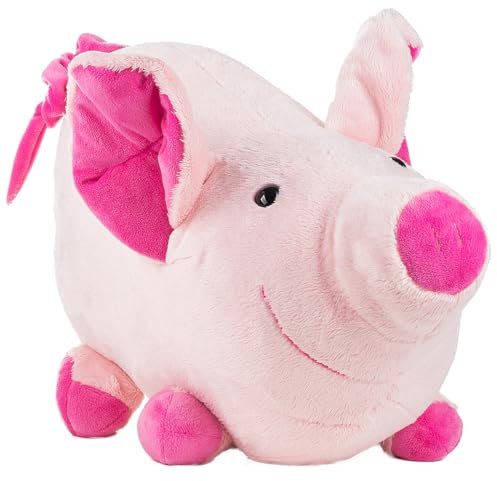 Schaffer 5081 Kuscheltier Schwein Loulou XL, 33 cm, rosa-pink