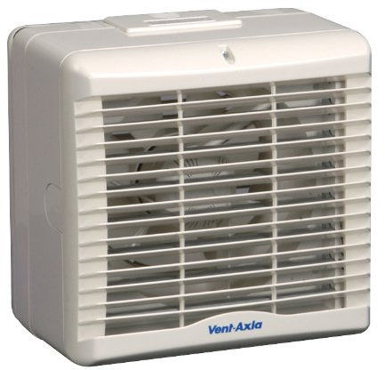 Vent-Axia 153110 VA150 Window Mounted Axial Kitchen Fan with Instant Shutter