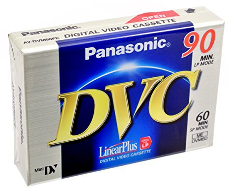 PANASONIC DVC cassetta nastro digitale MiniDV da 60 min in SP e 90 min in LP
