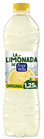 La Limonada de Font Vella Eau minérale avec jus de citron Bouteille, 1,25 l