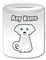 Personalisiertes Geschenk – Labrador Spardose (Animal Hund Design Thema, weiß) – alle Nachricht/Name auf Ihre einzigartige – Puppy