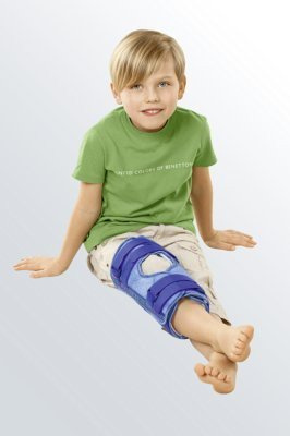 medi Classic Kidz Kniebandage | Orthopädische Knieorthese für Kinder zur Immobilisierung | Klettverschlusstechnik | individuell anpassbar