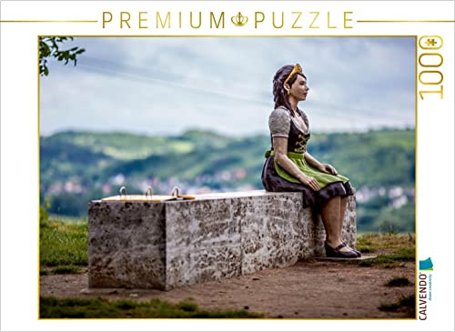 CALVENDO Puzzle Sommerhausen am Main | 1000 Teile Lege-Größe 64 x 48 cm Foto-Puzzle für glückliche Stunden