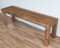 TOTAL WOOD 2012 Gartenbank Sitzbank Holzbank parkbank terrassenmobel für Innen und Außen geeignet Nach Maß verfügbar (Classic imp) (DUNKELWALNUSS, 200X38.5X50)