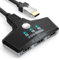 Fosmon Commutateur HDMI 2.0 Automatique 4K 60Hz 3-Port, Switch HDMI Auto Switcher Répartiteur UHD HDR 3D Full HD 1080p HDCP 2.2, 3 Entrées 1 Sortie HDMI Splitter Sélecteur pour PS4 Xbox Roku Apple TV