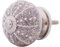 Knober Möbelknopf Keramik Marmoriert Porzellan Landhausstil Shabby-Chic Schrankknopf Türgriff (Beach 09 Ø40mm)