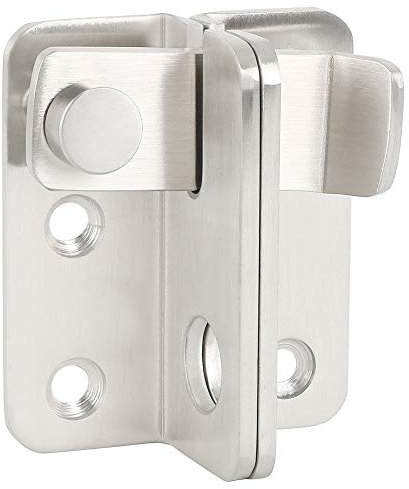 Alise MS5009 SUS304 Stainless Steel Gate Latches Heavy Duty Latch Safety Door Lock,Brushed Nickel