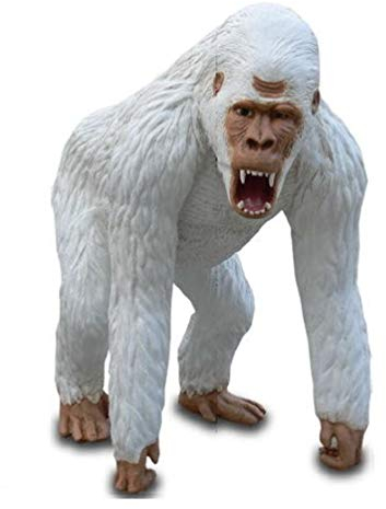XXL Gorilla LEBENSGROSS BRÜLLT AFFE Deluxe Gartendeko 130 cm Garten DEKO Figur W