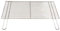 Grillrost 54 x 34 cm mit Griff aus Edelstahl 4 mm rostfrei und elektropoliert