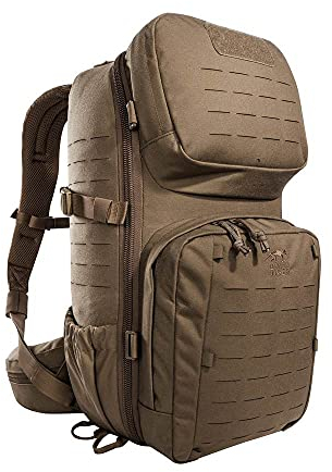 Tasmanian Tiger TT Modular Combat Pack 22L, Militär Tages-Rucksack, perfekt organisierter Daypack, Molle-Kompatibel für Uni, Arbeit, Schule, Outdoor, Trekking und Wandern, Coyote Brown