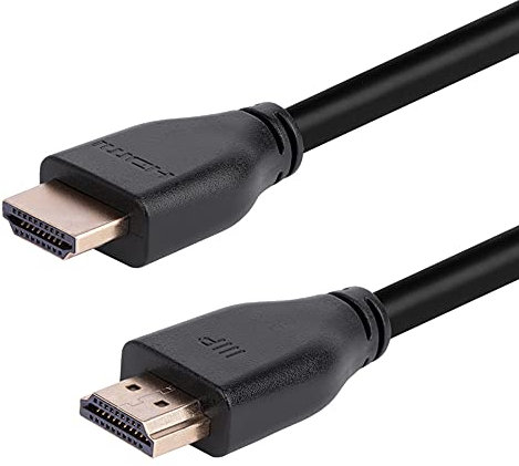Monoprice 8K Certified Ultra High Speed HDMI 2.1 Cable - 8K@60Hz, 48Gbps, CL2 In-Wall Rated, 30AWG, Dynamic HDR and Dolby Vision, Supports eARC (Enhanced Audio Return Channel) 3 Feet - Black
