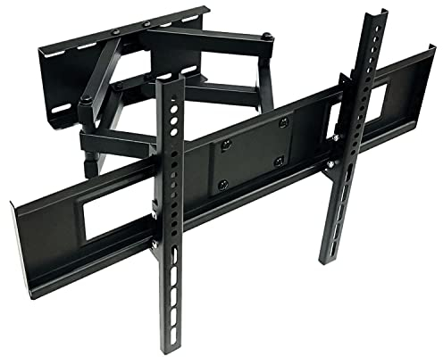 GALLUNOPTIMAL TV Halterung 23-70 Flach & Curved Monitore TV LCD LED bis 50kg – neigbar, schwenkbar und nivellierbar bis VESA 600x400