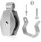 31-12 Extension Ladder Pulley Kit Compatible with Werner Extension Ladder Replacement Pulley Assembly,Ladder Pulley Fit for Werner Keller Aluminum & Fiberglass Extension Ladder,Extension Ladder Parts