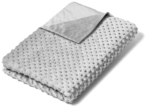 Ella Bettbezug für Gewichtsdecke 150x200cm Aus herrlich weichem Minky-Stoff - Geeignet für 7 kg und 9 kg Gewichtsdecke
