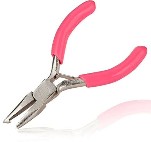 LEONTOOL Split Ring Opening Pliers 3 Inches Split Ring Pliers Ring Splitter Plier Jump Ring Opener Jump Ring Opening Pliers Key Chain Opener Tools for Jewelry Beading Repair Making Tools Supplies